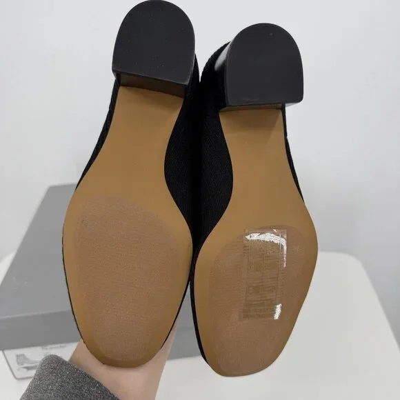Everlane The Glove Boot in Black size 5.5 Women's Stretch Rib Knit Ankle Bootie